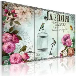 Tavla Jardin 120x80 - Inredning & dekor Endast idag