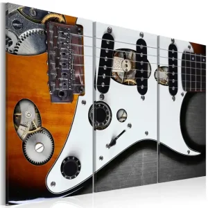 Sista chansen Tavla Guitar Hero 60X40 Flerfärgad|Vit - Inredning & dekor