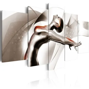Tavla Gold Dance She 200X100 Flerfärgad|Vit - Inredning & dekor Handla nu