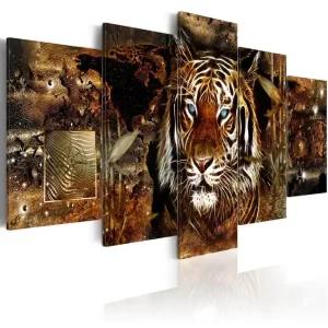 Utförsäljning Tavla Golden Jungle 100X50 Brun|Flerfärgad|Vit - Inredning & dekor