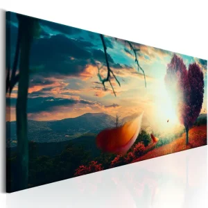 Tavla Heart Of Nature 150X50 Flerfärgad - Inredning & dekor I lager
