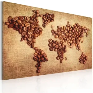 Tavla Kaffe Från Hela Världen 60x40 - Inredning & dekor Nedsatt pris