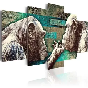 Tavla Learning Of Tenderness 100X50 Flerfärgad - Inredning & dekor Expressleverans