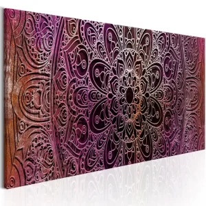Tavla Mandala Amethyst Energy 135X45 Röd - Inredning & dekor Fynd