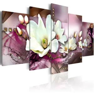 Tavla Magnetic Abstraction With An Orchid 100x50 - Inredning & dekor Reapris