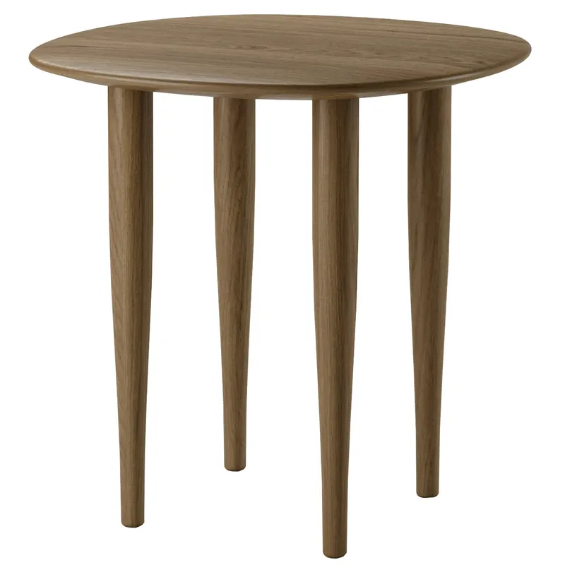 Begränsad tid Jari Soffbord Ø45 cm, Rökt Ek