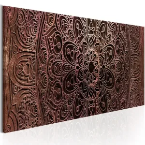 Tavla Mandala Amber Silence 150X50 Brun - Inredning & dekor Nyhet