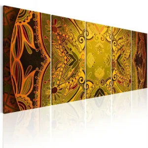 Tavla Mandala Flowery Wings 225x90 - Inredning & dekor Fri frakt