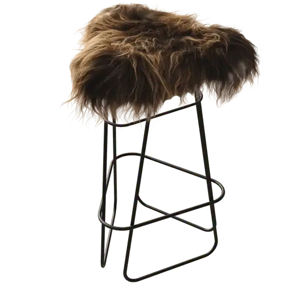 Iceland Barpall 65 cm, Svart / Wild Brown Expressleverans