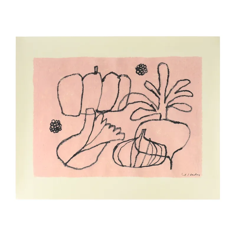 Sista chansen Vegetable poster från Fine Little Day
