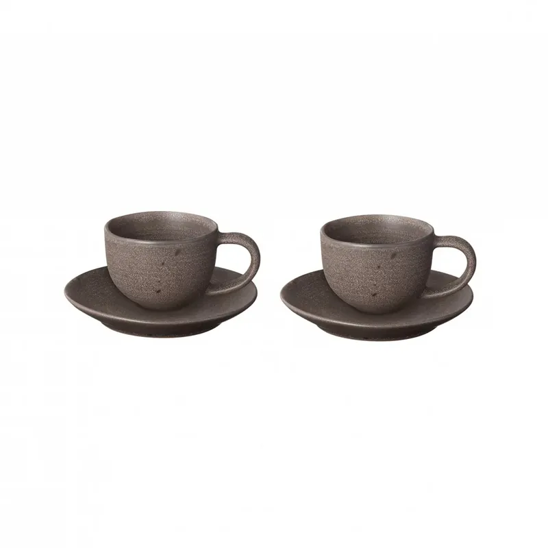 Outlet Kumi espressokopp med fat 6 cl 2-pack från Blomus