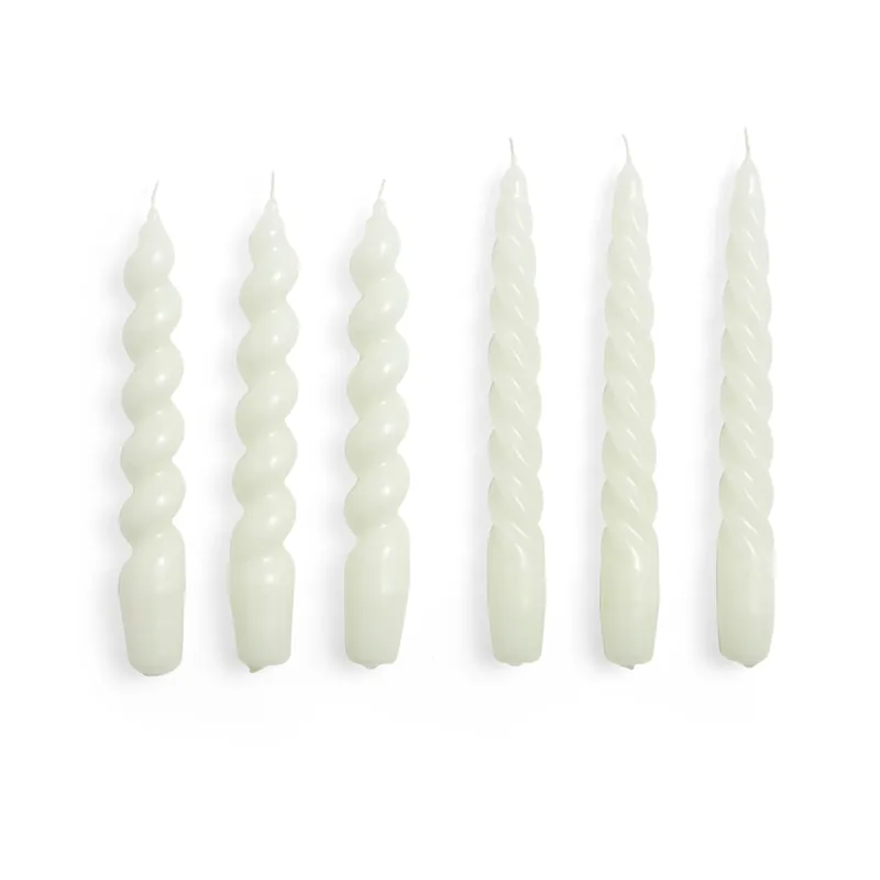 Candle Small Twist/Spiral ljus mix 6-pack från HAY Rea