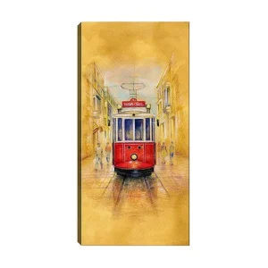 Canvastavla DKY Transportation Flerfärgad 50x120 cm - Inredning Nyhet
