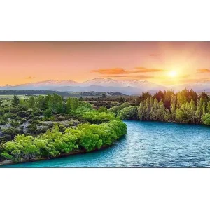Erbjudande Canvastavla YTY Landscape & Nature Flerfärgad 120x50 cm - Inredning
