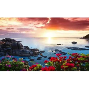 Canvastavla YTY Landscape & Nature Flerfärgad 120x50 cm - Inredning Rabatter