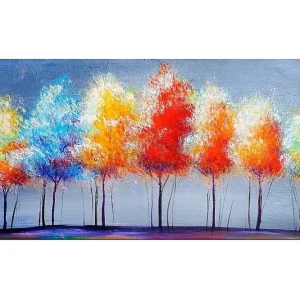 Begränsad tid Canvastavla YTY Floral & Botanical Flerfärgad 120x50 cm - Inredning