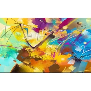 Canvastavla YTY Abstract & Fractals Flerfärgad 120x50 cm - Inredning Snabb frakt