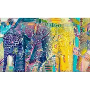 Reapris Canvastavla YTY Abstract & Fractals Flerfärgad 120x50 cm - Inredning