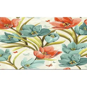Fynd Canvastavla YTY Floral & Botanical Flerfärgad 120x50 cm - Inredning