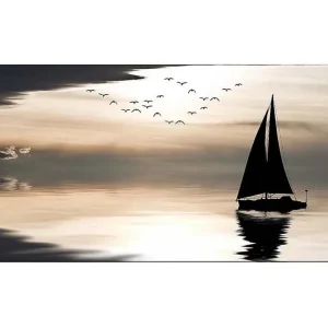 Bästa pris Canvastavla YTY Nautical & Beach Flerfärgad 120x50 cm - Inredning