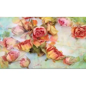 Canvastavla YTY Floral & Botanical Flerfärgad 120x50 cm - Inredning Extra rabatt