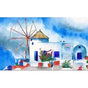 Endast denna vecka Canvastavla YTY Buildings & Cityscapes Flerfärgad 120x50 cm - Inredning