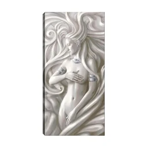 risnedsättning Canvastavla DKY Spiritual Flerfärgad 50x120 cm - Inredning
