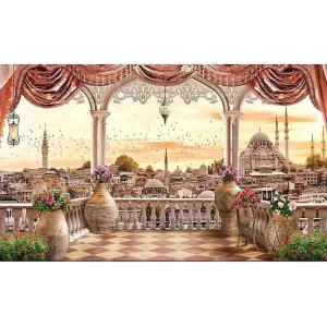 Canvastavla YTY Buildings & Cityscapes Flerfärgad 120x50 cm - Inredning Fynd