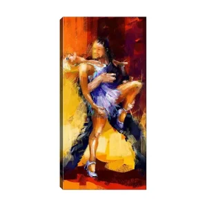 Endast denna vecka Canvastavla DKY People Flerfärgad 50x120 cm - Inredning