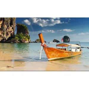 Canvastavla YTY Nautical & Beach Flerfärgad 120x50 cm - Inredning Outlet
