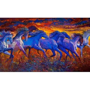 Canvastavla YTY Animals Flerfärgad 120x50 cm - Inredning Extra rabatt
