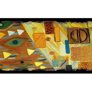 Canvastavla YTY Abstract & Fractals Flerfärgad 120x50 cm - Inredning Snabb leverans