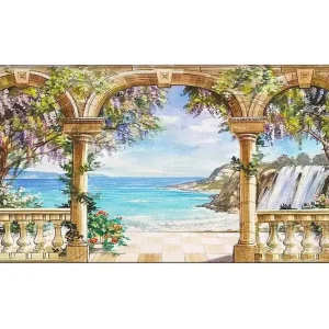 Trygg betalning Canvastavla YTY Nautical & Beach Flerfärgad 120x50 cm - Inredning