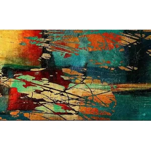 Canvastavla YTY Abstract & Fractals Flerfärgad 120x50 cm - Inredning Säker betalning
