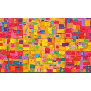 Canvastavla YTY Abstract & Fractals Flerfärgad 120x50 cm - Inredning Rabatter