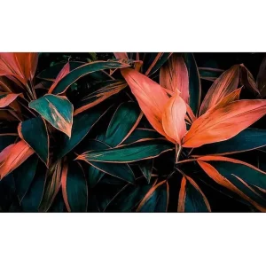 Canvastavla YTY Floral & Botanical Flerfärgad 120x50 cm - Inredning Rea
