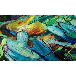 Canvastavla YTY Abstract & Fractals Flerfärgad 120x50 cm - Inredning Fynd