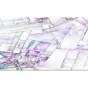 Canvastavla YTY Geometric Flerfärgad 120x50 cm - Inredning Billig