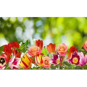 Fynd Canvastavla YTY Floral & Botanical Flerfärgad 120x50 cm - Inredning