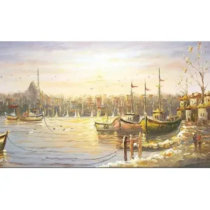 Begränsat antal Canvastavla YTY Nautical & Beach Flerfärgad 120x50 cm - Inredning