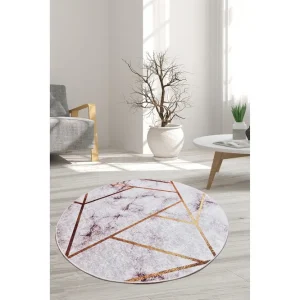 Chilai Matta 120 cm Rund Multifärgad - Textil & mattor Fynd