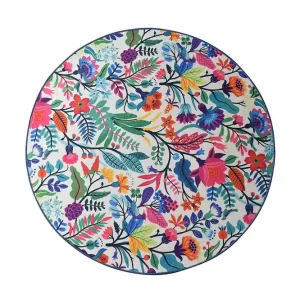 Kampanjpris Chilai Matta 120 cm Rund Multifärgad - Textil & mattor