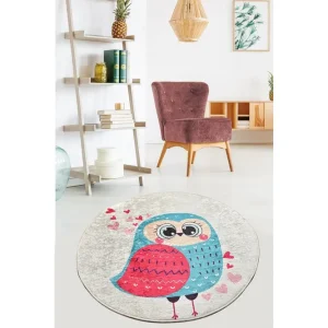 Chilai Matta 120 cm Rund Multifärgad - Textil & mattor Säker betalning