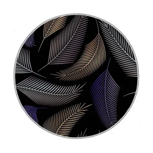 Homefesto Matta 130 cm Rund Multifärgad - Textil & mattor Beställ idag