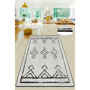 Outlet Chilai Matta 80x100 cm Svart/Vit - Textil & mattor