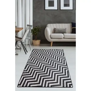 Chilai Matta 100x300 cm Svart/Vit - Textil & mattor Kundfavorit