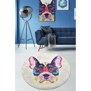 Chilai Matta 140 cm Rund Multifärgad - Textil & mattor Säker betalning