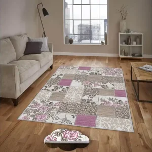 Homefesto Matta 100x150 cm Multifärgad - Textil & mattor Snabb leverans