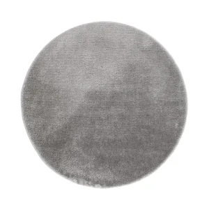 Extra rabatt KM Home Cozy Ryamatta 200 cm Rund Silver - Textil & mattor