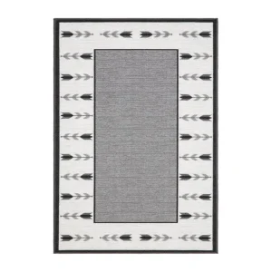KM Home Tulpan Flatvävd Matta 160x230 cm Grå - Textil & mattor Snabb frakt